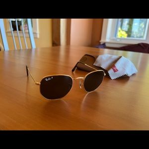 Ray Ban Custom Polarized Hexagonal Flat Lenses